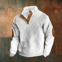 Jary - Komfortabler Herrenpullover in Weiß
