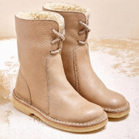 Asami - Damenstiefel mit warmer Innenfütterung in Creme