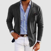 Olivier - Leichter, taillierter Jacket in Dunkelgrau