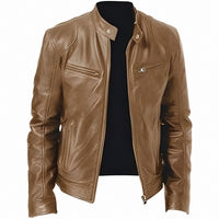 Crawford - Klassische, eng anliegende Herrenjacke in Khaki