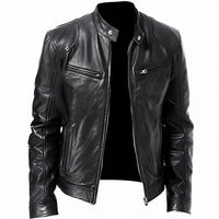 Crawford - Klassische, eng anliegende Herrenjacke in Schwarz