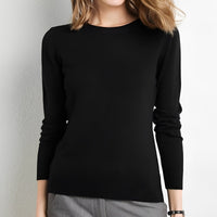 Livana - Bequemer Freizeit-Sweater in Schwarz