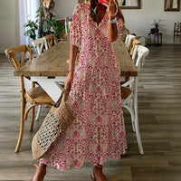 Claidel - Bezauberndes Kleid im Boho-Look in Rosa