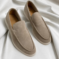 Jad - Komfortable Loafer für Herren in Khaki