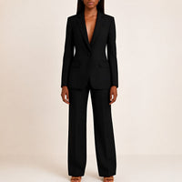 Elisabeth - Damenanzug-Set mit Blazer und Hose in Schwarz
