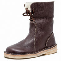 Asami - Damenstiefel mit warmer Innenfütterung in Dunkelbraun
