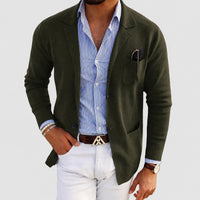 Olivier - Leichter, taillierter Jacket in Dunkelgrün
