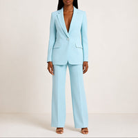 Elisabeth - Damenanzug-Set mit Blazer und Hose in Hellblau
