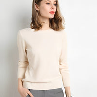 Livana - Bequemer Freizeit-Sweater in Beige