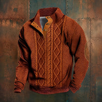 Jary - Komfortabler Herrenpullover in Orange