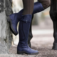 Athena - Vintage-inspirierte hohe Stiefel in Violett