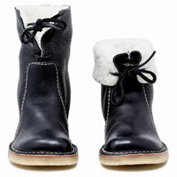 Asami - Damenstiefel mit warmer Innenfütterung in Schwarz