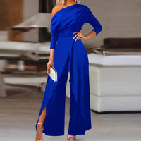 Noelle - Klassischer, eng anliegender Overall in Blau