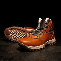Miroslav - Elegante Vintage-Stiefel für Herren in Rötlichbraun