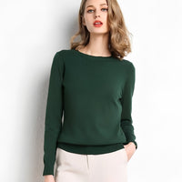 Livana - Bequemer Freizeit-Sweater in Grün