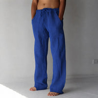 Bruce - Bequeme Männerhose im lockeren Design in Blau