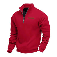 Rico | Lässiges Fleece-Sweatshirt für Herren in Rot