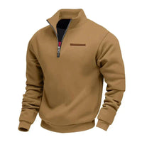 Rico | Lässiges Fleece-Sweatshirt für Herren in Braun