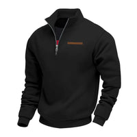 Rico | Lässiges Fleece-Sweatshirt für Herren in Schwarz