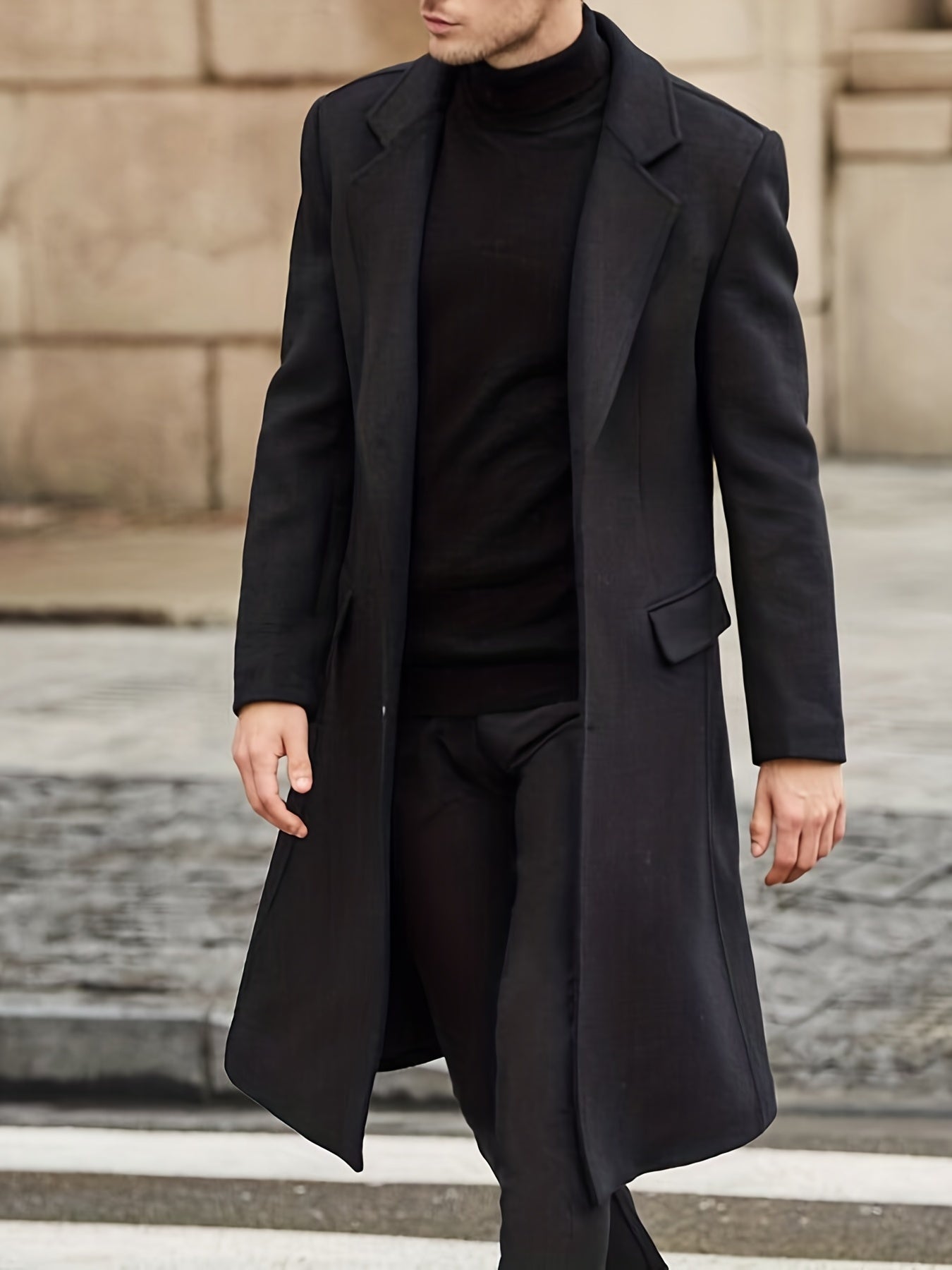 Stilvolle Retro Trench Winterjacke für Herren | Ideal für den Winter