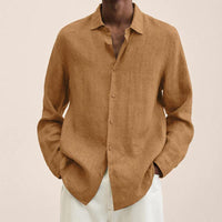 Amadeus | Damen Langarm Hemd in Beige
