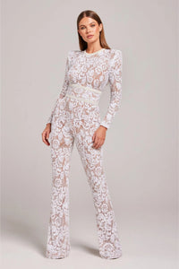 Clara | Damen Bodysuit Elegant Zeitlos Komfort Figurbetont Business in Elfenbein