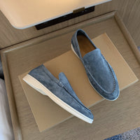 Anton | Herren Vintage Loafer aus Leder in Hellblau