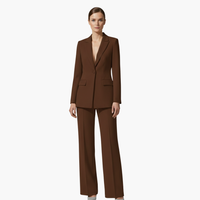 Aurelia | Damen Hosenanzug Set in Kaffee