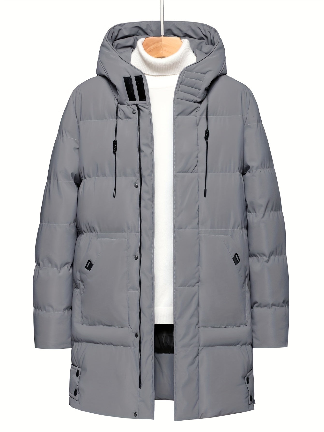 Warme Verdickte Mittel-Lange Daunen Winterjacke für Herren | Ideal für den Winter