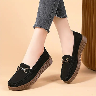 Chicy | Elegante Loafers mit Metall-Gesp