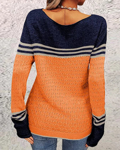 Lässiger Baumwollpullover mit verschiedenen Farben für Damen | Ideal für den Winter