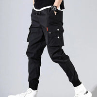 BARRY - Cargo Jogger in Schwarz