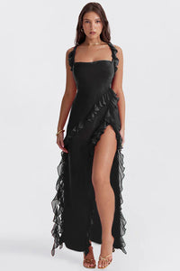 Ariane | Damen Kleid Elegant Feminin Zeitlos Festlich Modern in Schwarz