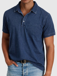 Bastian | Herren Kurzarm Poloshirt Regular Fit in Marineblau