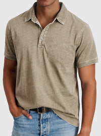 Bastian | Herren Kurzarm Poloshirt Regular Fit in Khaki