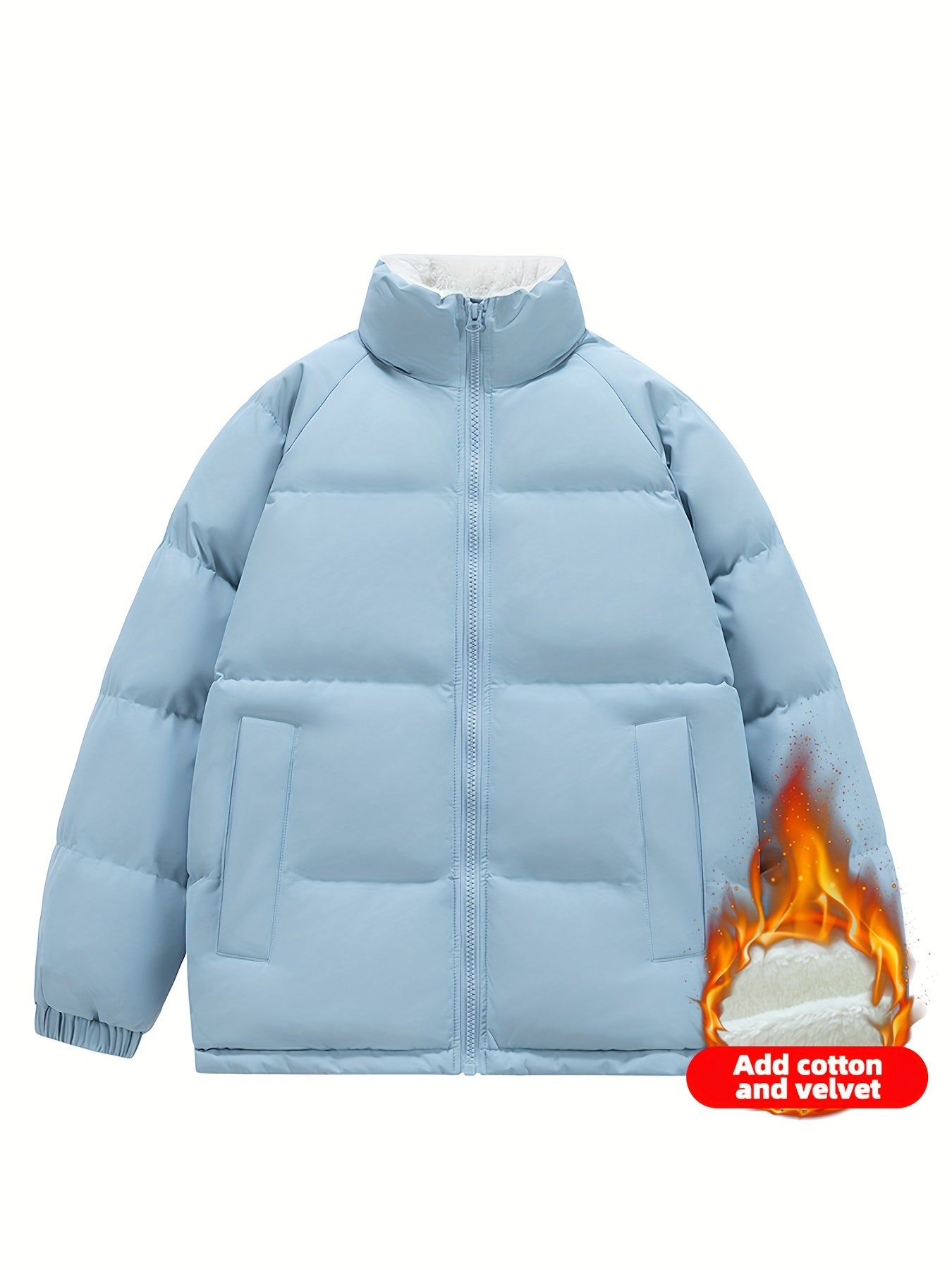 Elegante Polyester Fleece Outdoor Winterjacke für Damen | Ideal für den Winter