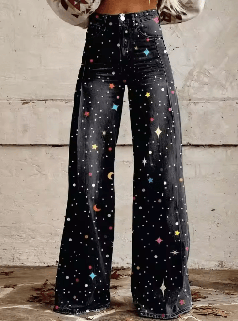 Nelida - Boho Vintage Hosen für Damen