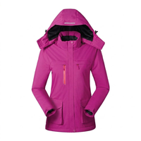 Berta | Thermo Jacke mit Kapuze in Lila