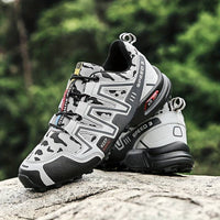 Nils | Unisex Wanderschuhe Wasserdicht Robust Outdoor Trekking Komfort in Weiß