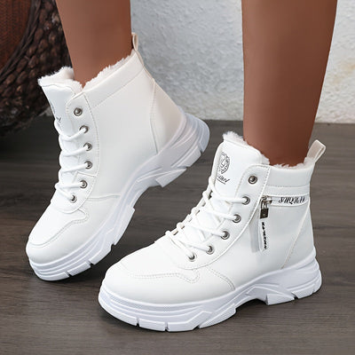 Sandra - Modische Festliche Winter-Sneakern für Damen