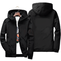 HARRY| Windbreaker-Jacke für Männer in Schwarz