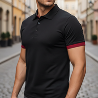 Lennart | Herren Kurzarm Poloshirt Regular Fit in Rot