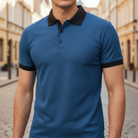 Lennart | Herren Kurzarm Poloshirt Regular Fit in Blau