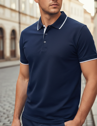 Navy-Weiß