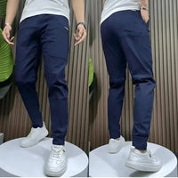 Leon | Premium Herren Cargo-Stretchhose in Blau