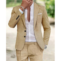 Bruno | Herren Eleganter Zweiteiliger Anzug in Beige