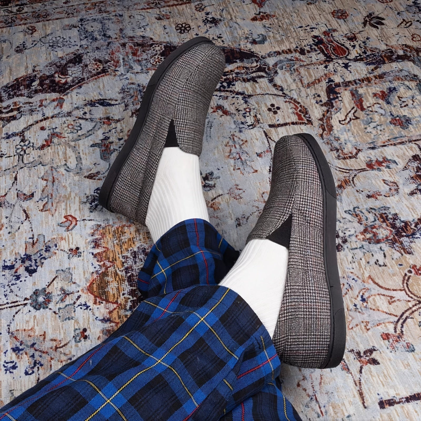 Fudus | Bequemer Leichter Herren Hausschuh Mit Viskoelastischem Schaum