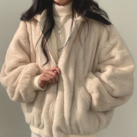 FLORA – Wendejacke mit Kapuze für Damen in Beige