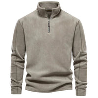 ROMAN - Warmer Herren Langarm-Pullover in Khaki