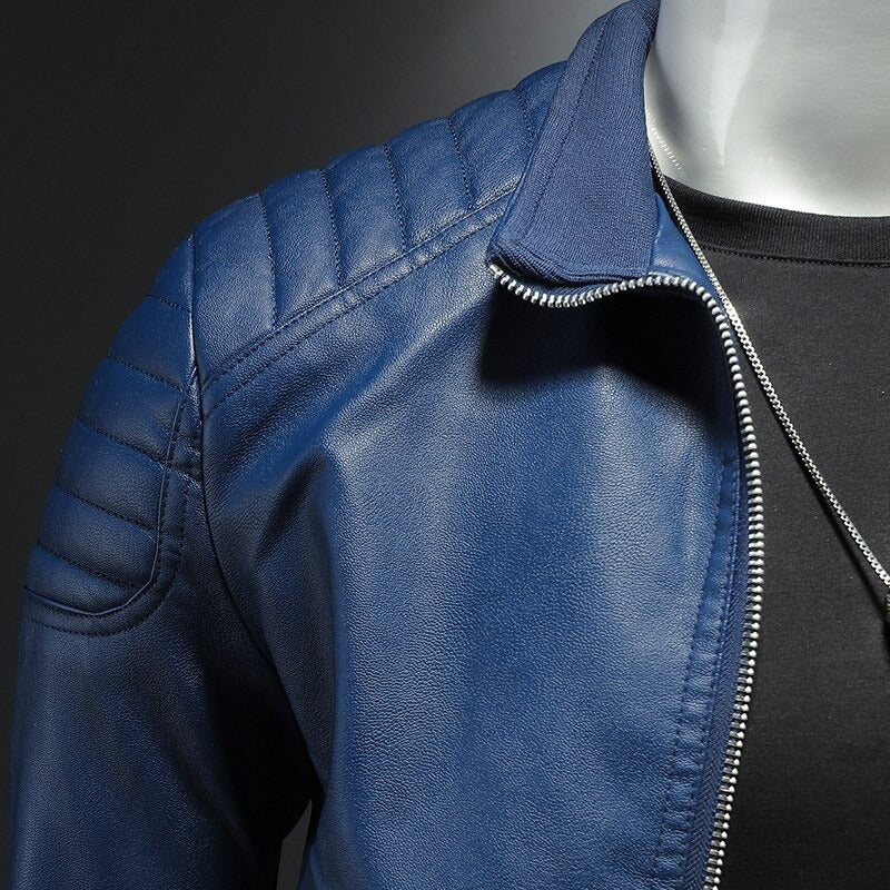 Malaga | Herren Leder-Bomberjacke